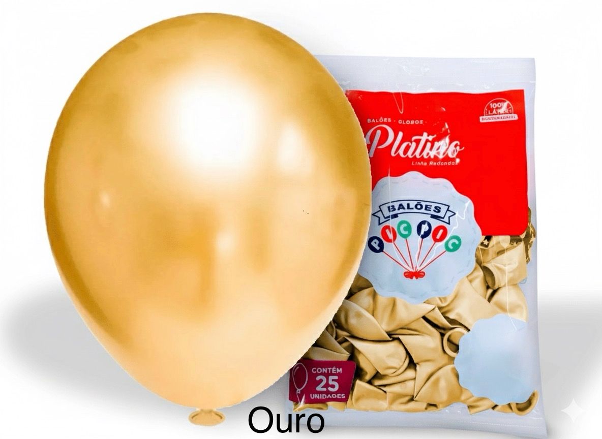 TAMANHO 16" POLEGADA PLATINO COM  12 UNIDADES